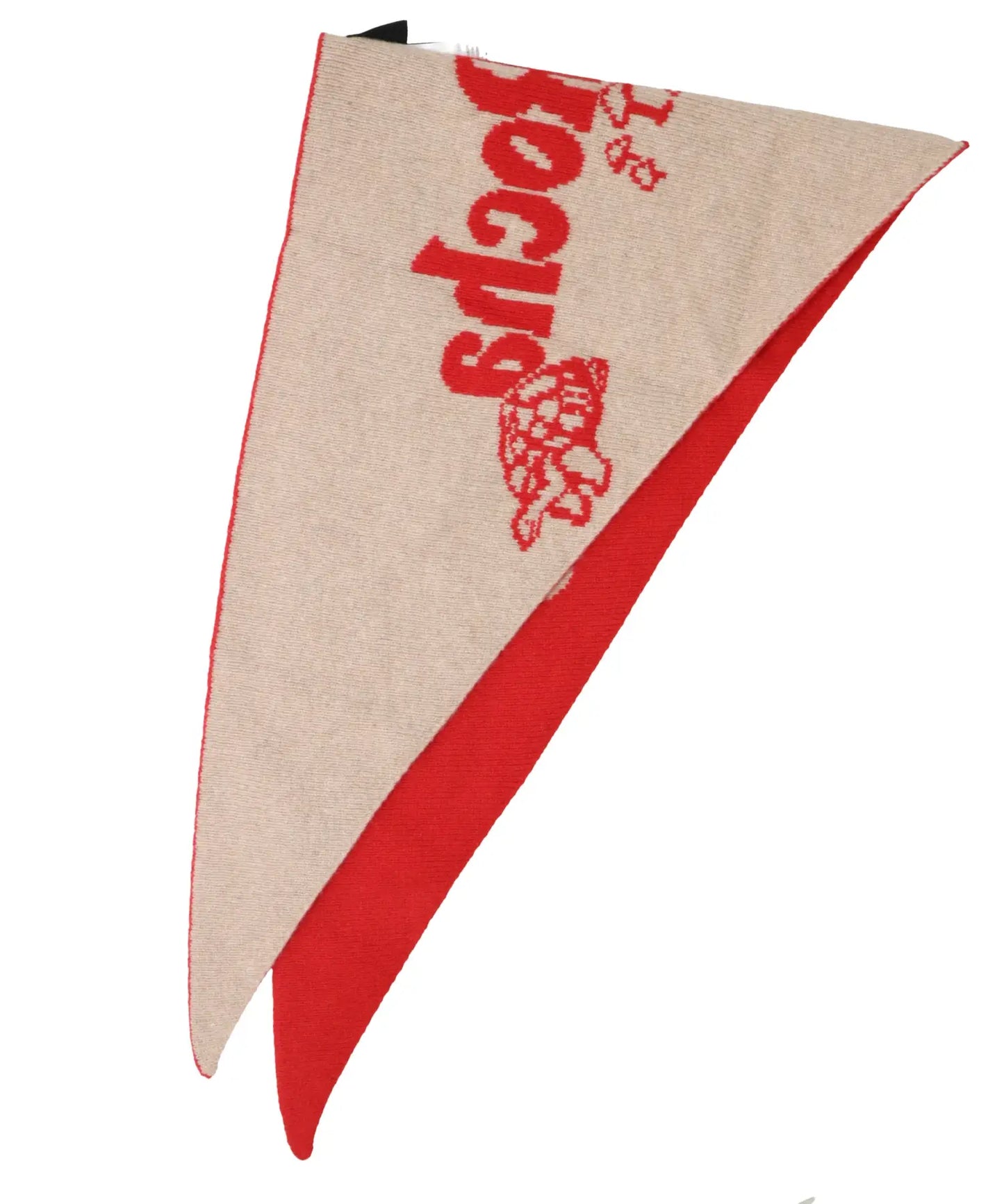 GRAPHIC LOGO KNIT NECKERCHIEF W/ EMB