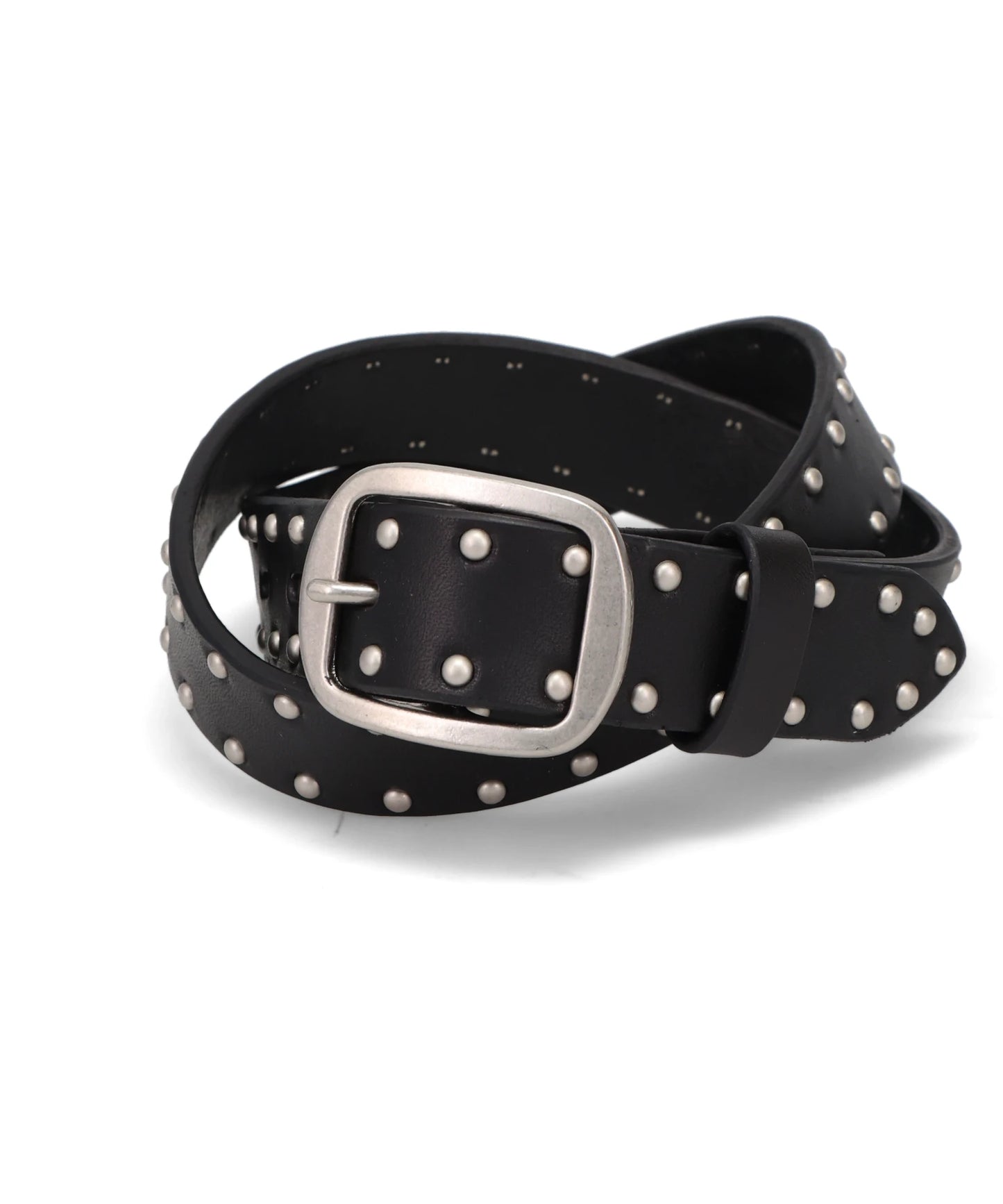 JOHN LAWRENCE SULLIVAN(ジョンローレンスサリバン) 2026AW PIN BUCKLE LEATHER STUDDED BELT JLS-06-34