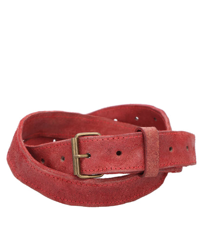LES SIX（レ・シス）2026AW HAND PAINTED PATCHWRITING BELT 129-11-ACC-HPPB