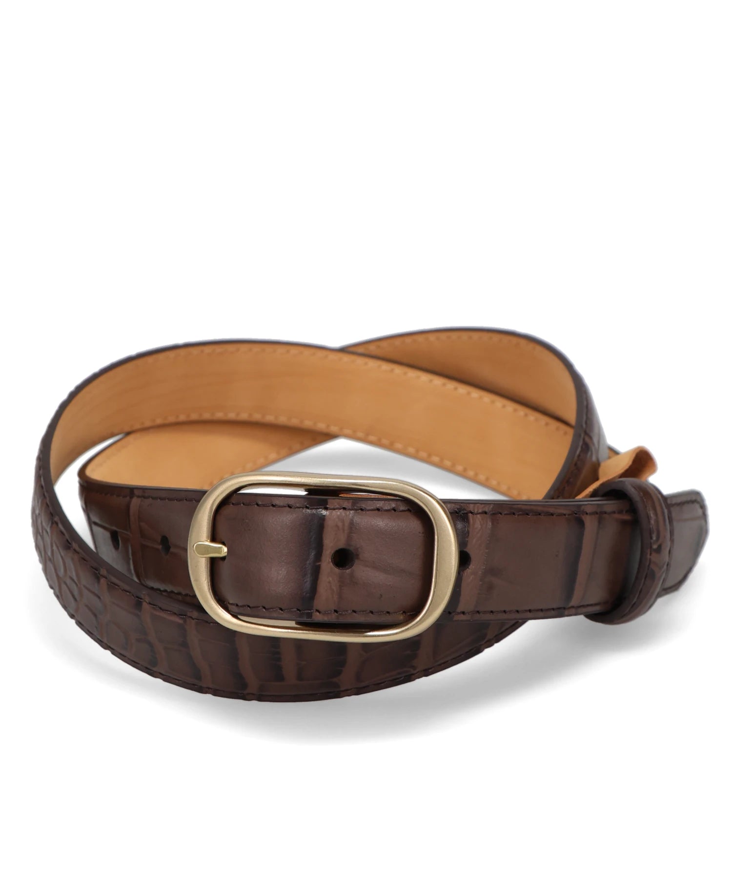 VIVIANO(ヴィヴィアーノ) 2026AW CROC NARROW BELT VM-AW26-AC01