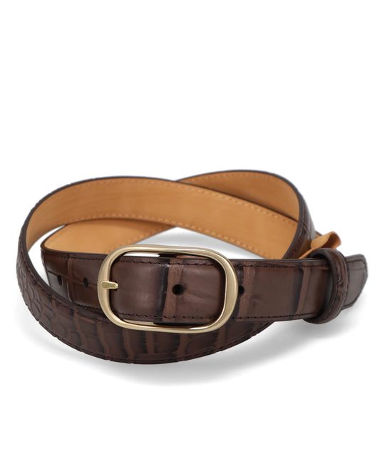 VIVIANO(ヴィヴィアーノ) 2026AW CROC NARROW BELT VM-AW26-AC01