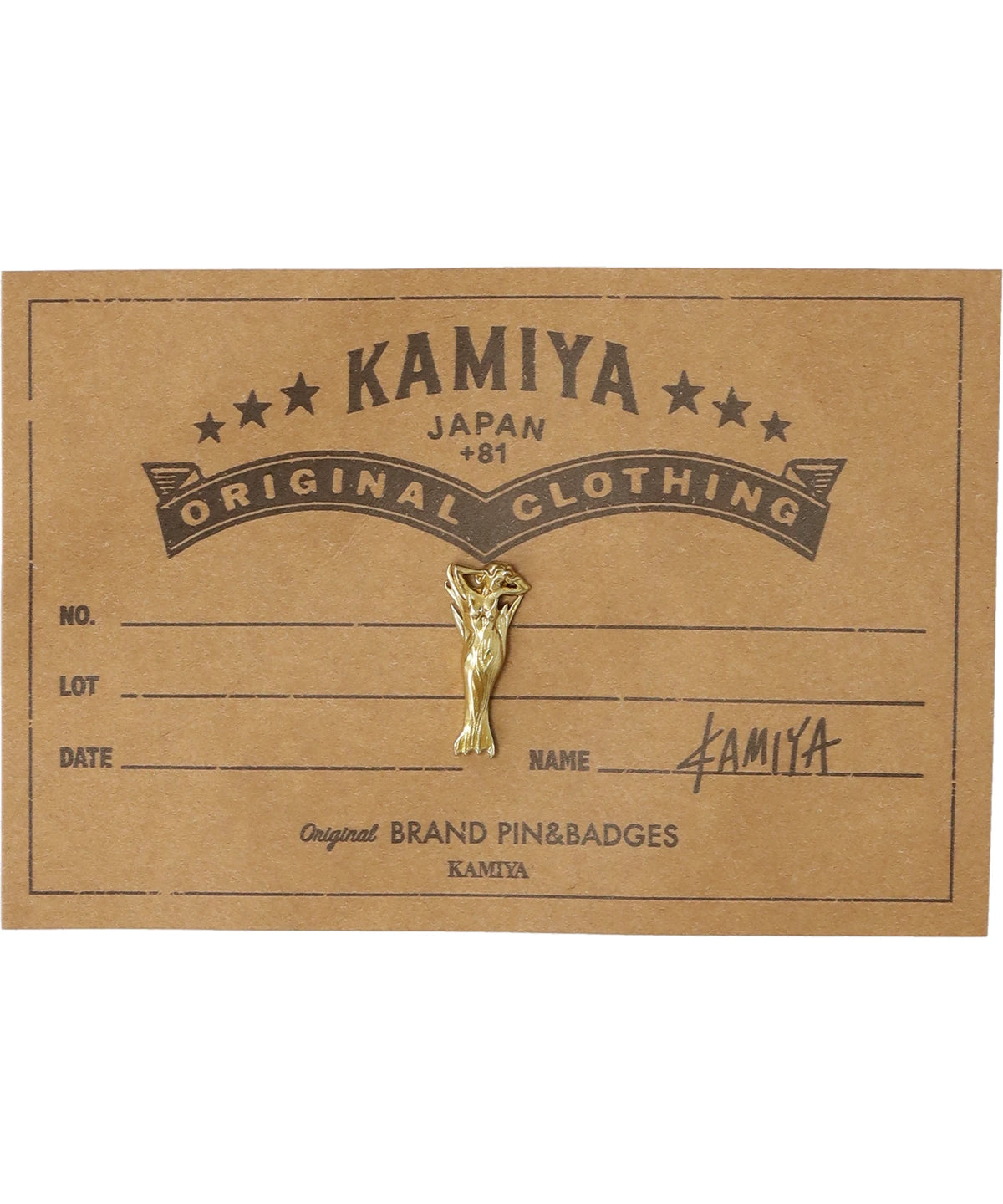 KAMIYA(カミヤ) "FLAME VENUS" ORIGINAL PIN G17AC215