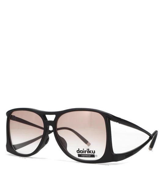 “3D PRINTER” SUNGLASS - BLACK×BROWN