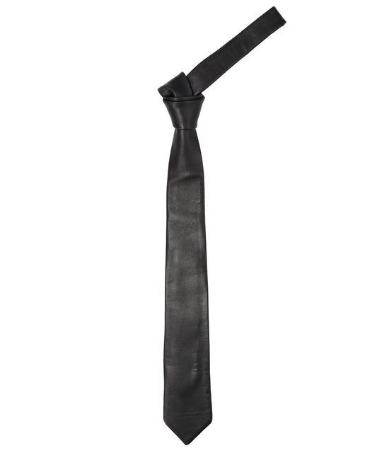 JOHN LAWRENCE SULLIVAN(ジョンローレンスサリバン) 2026AW LEATHER NECK TIE 6B018-0526-48