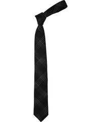 ERNEST W.BAKER CLASSIC TIE - BLACK&WHITE CHECK