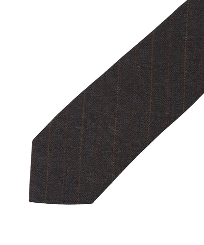 CLASSIC TIE - BLACK&CAMEL STRIPE