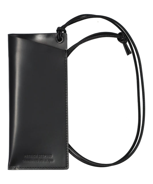 PATRICK STEPHAN(パトリックステファン)LEATHER GLASSES CASE- BLACK