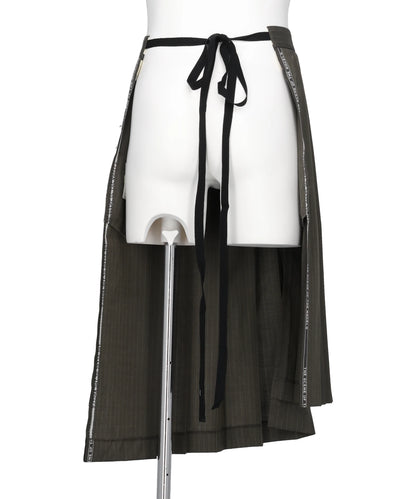 PLEATED APRON