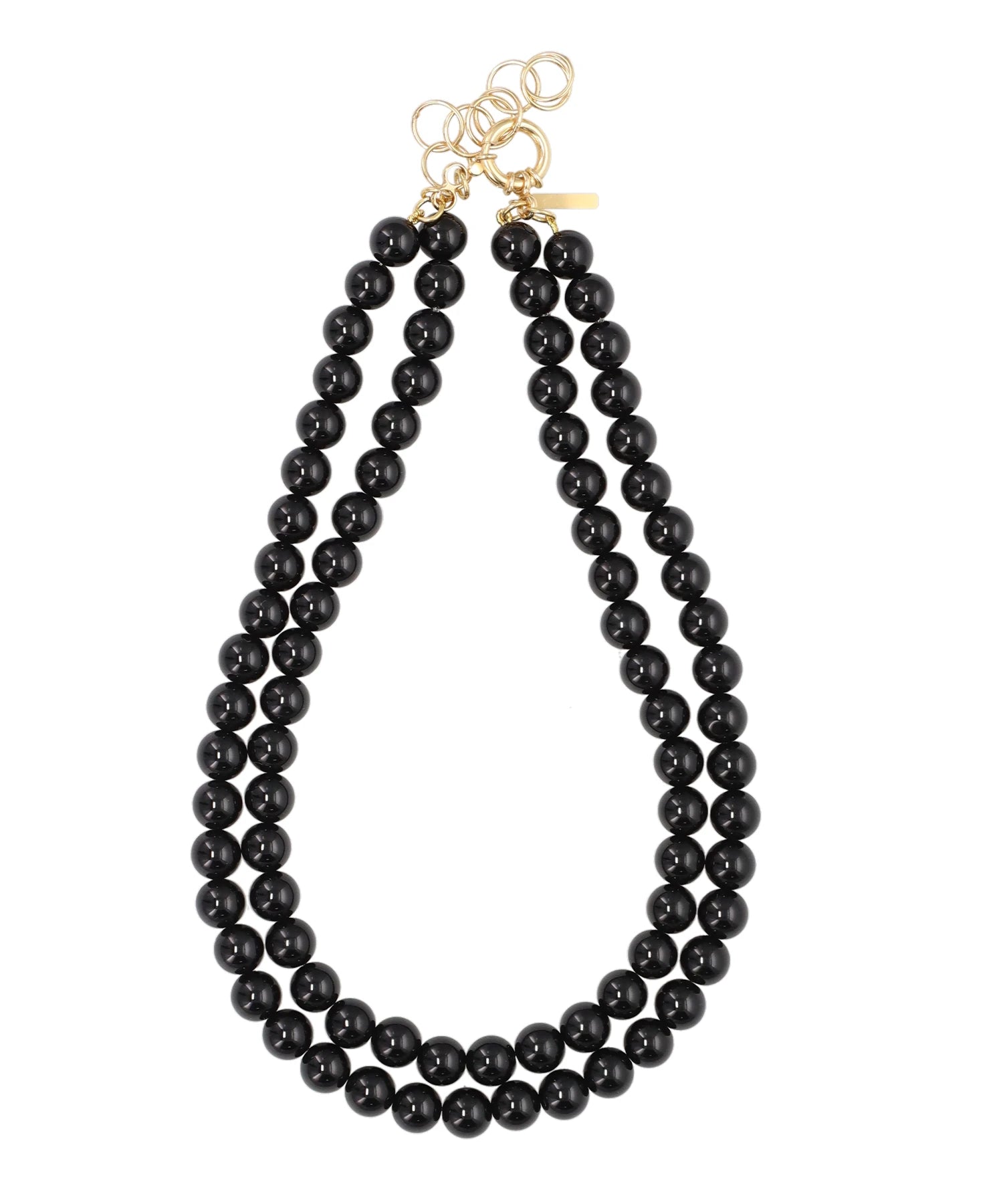ERNEST W.BAKER(アーネストダブルベイカー) BLACK AGATE PEARL NECKLACE JW65N-SIL08