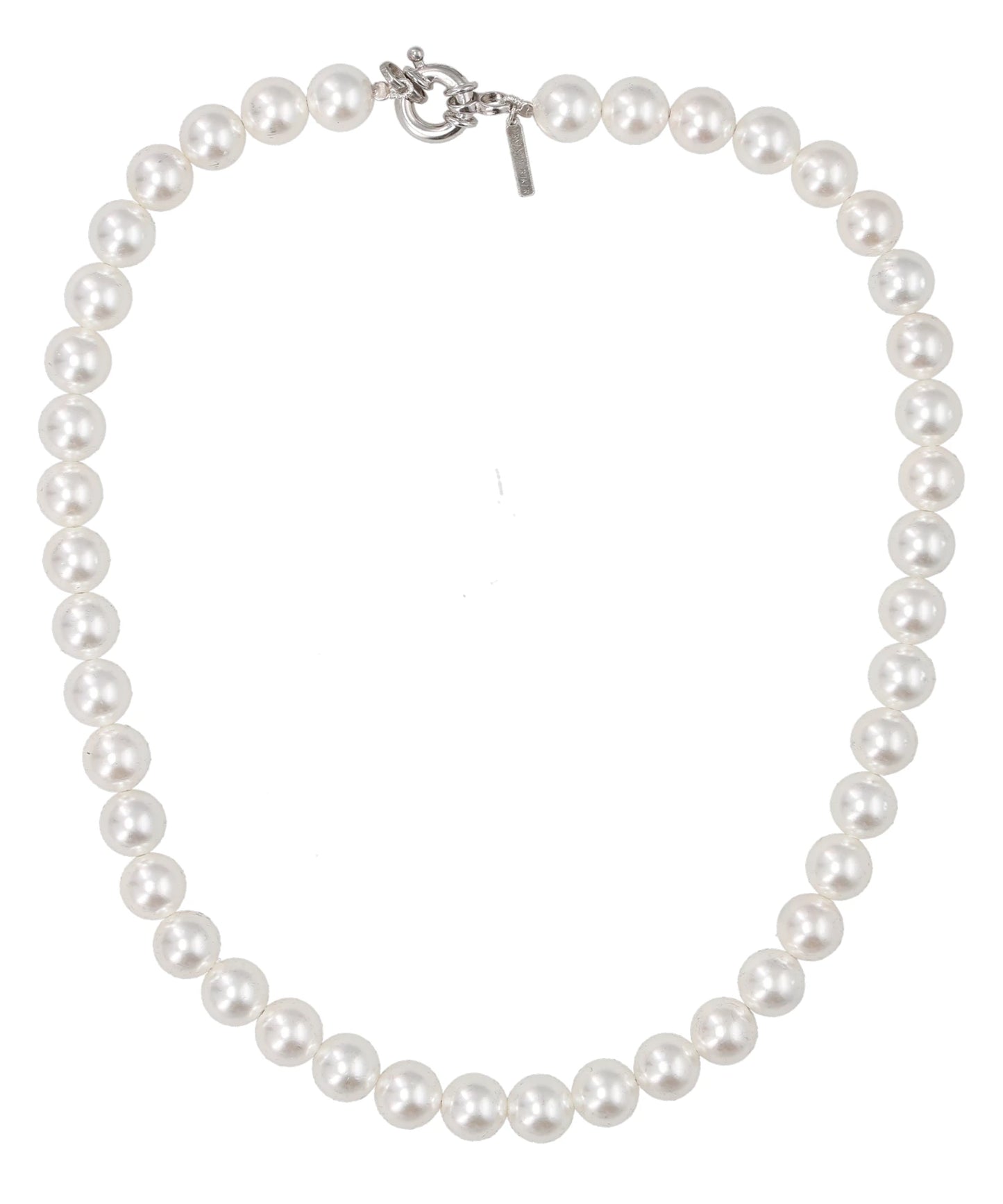 ERNEST W.BAKER SHELL PEARL NECKLACE