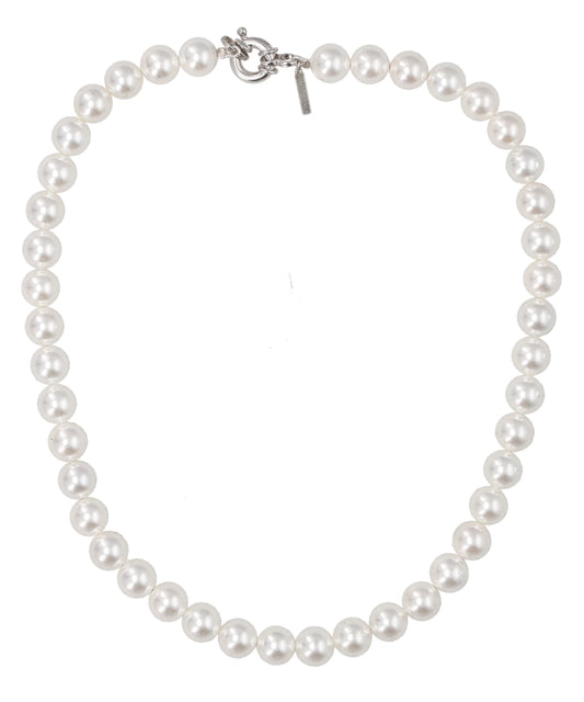ERNEST W.BAKER SHELL PEARL NECKLACE