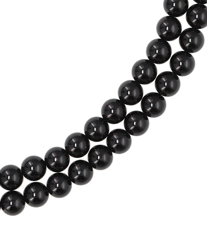 BLACK AGATE PEARL NECKLACE