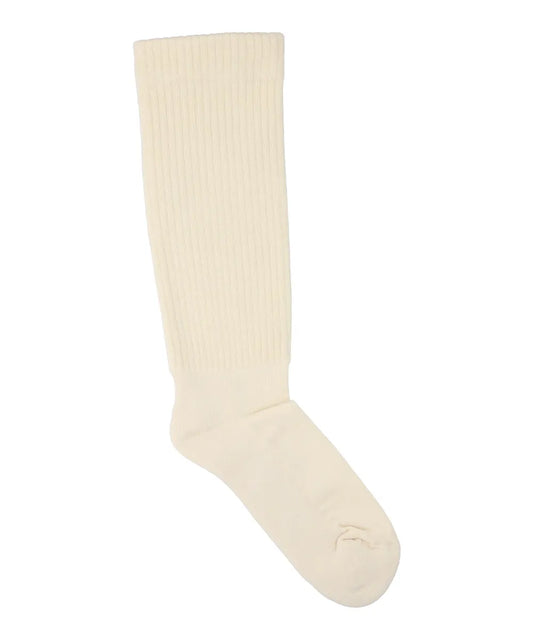 MID CALF SOCKS - NATURAL/BLACK