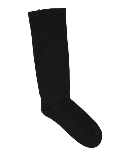 MID CALF SOCKS - BLACK/MILK
