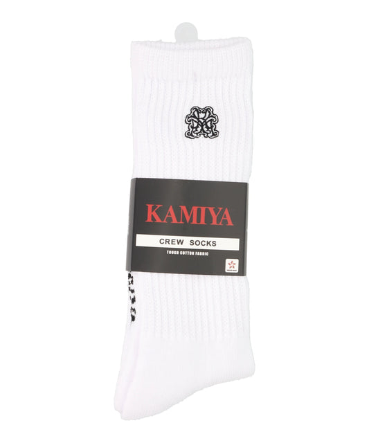 "KMY"COTTON CREW SOCKS 2P