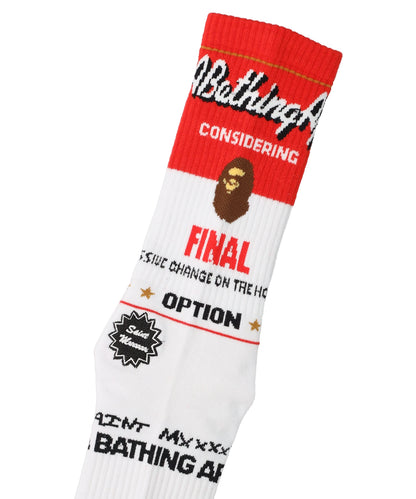 BAPE SOCKS/FAINAL