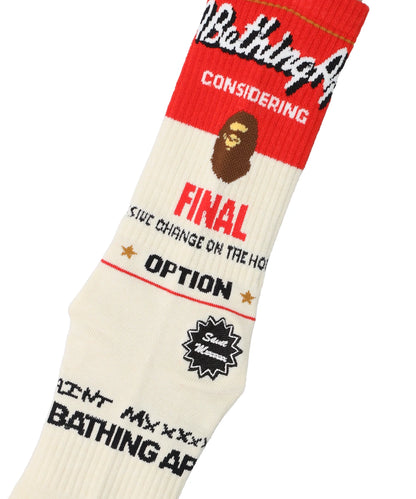 BAPE SOCKS/FAINAL