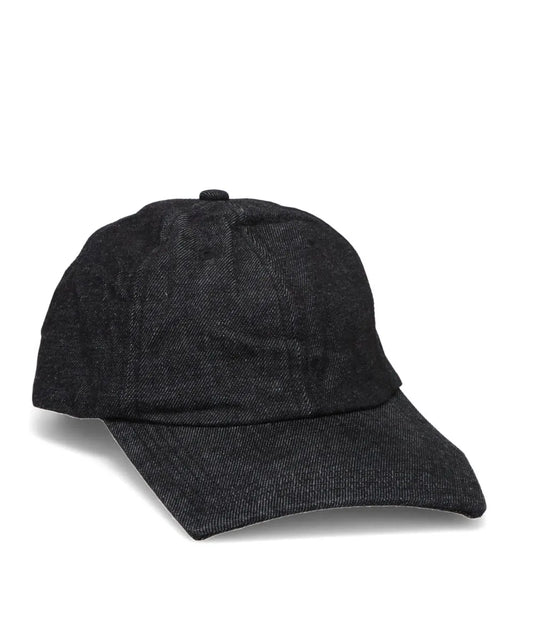 RECYCLED DENIM PENTAGON VISOR 6PANEL CAP