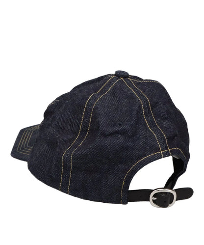 RECYCLED DENIM PENTAGON VISOR 6PANEL CAP