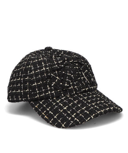 RIBBON DETAIL TWEED CAP