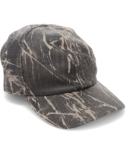 BASEBALL CAP - BLACK WASHED FOIL