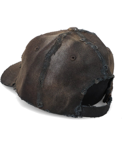 BOOTLEG LOGO CAP（DAMAGE SANDBLAST）
