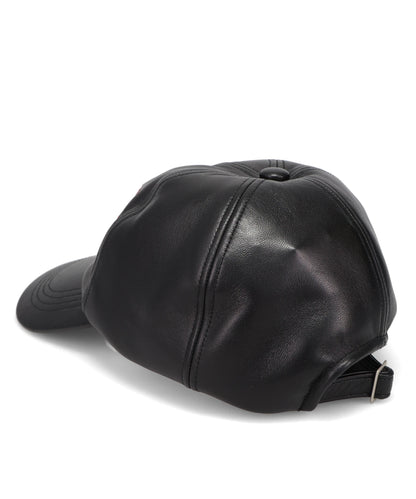 EMBROIDERED LEATHER CAP