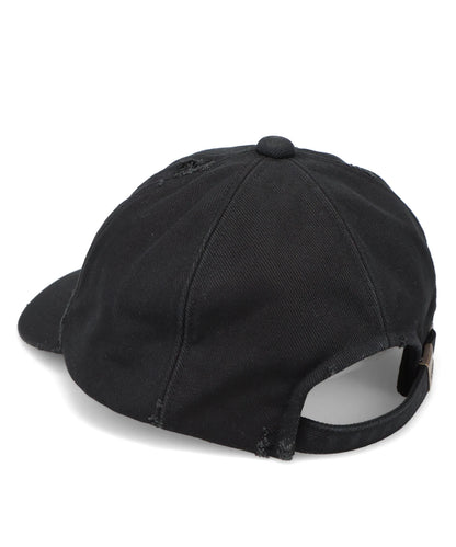 “KAMIYA” UPSIDE-DOWN DISTRESSED CAP