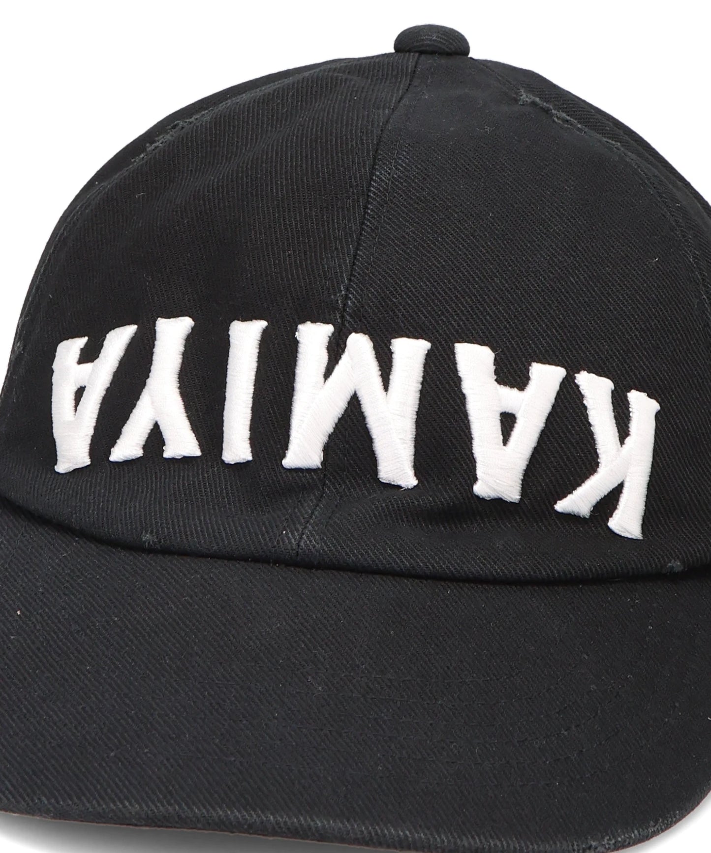 “KAMIYA” UPSIDE-DOWN DISTRESSED CAP