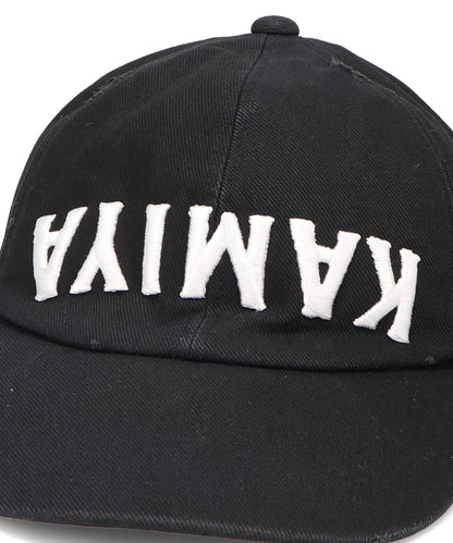 “KAMIYA” UPSIDE-DOWN DISTRESSED CAP