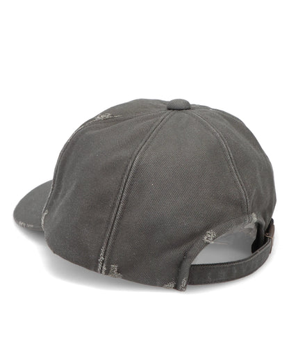 “KAMIYA” UPSIDE-DOWN DISTRESSED CAP