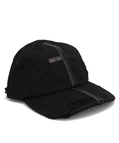 MATIÈRE FÉCALES（マティエール・フェカール）2026AW UNISEX SYMBOL LEATHER CAP WOVEN MAT03K032