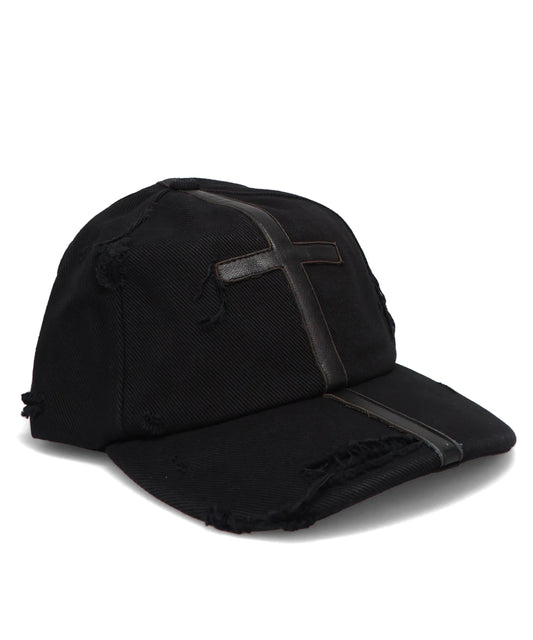 MATIÈRE FÉCALES（マティエール・フェカール）2026AW UNISEX SYMBOL LEATHER CAP WOVEN MAT03K032