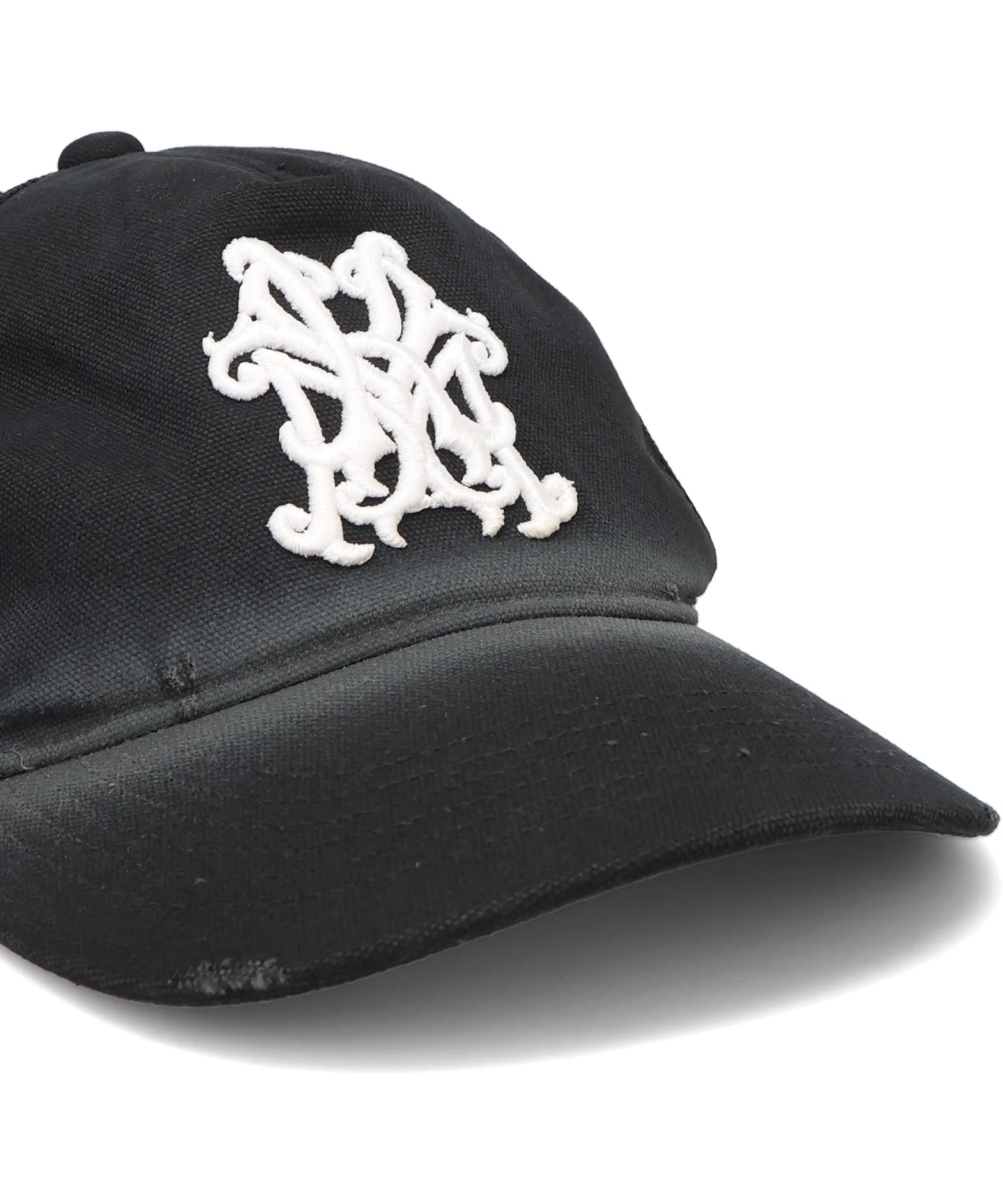 CA4LA × KAMIYA DISTRESSED "KMY" MESH CAP