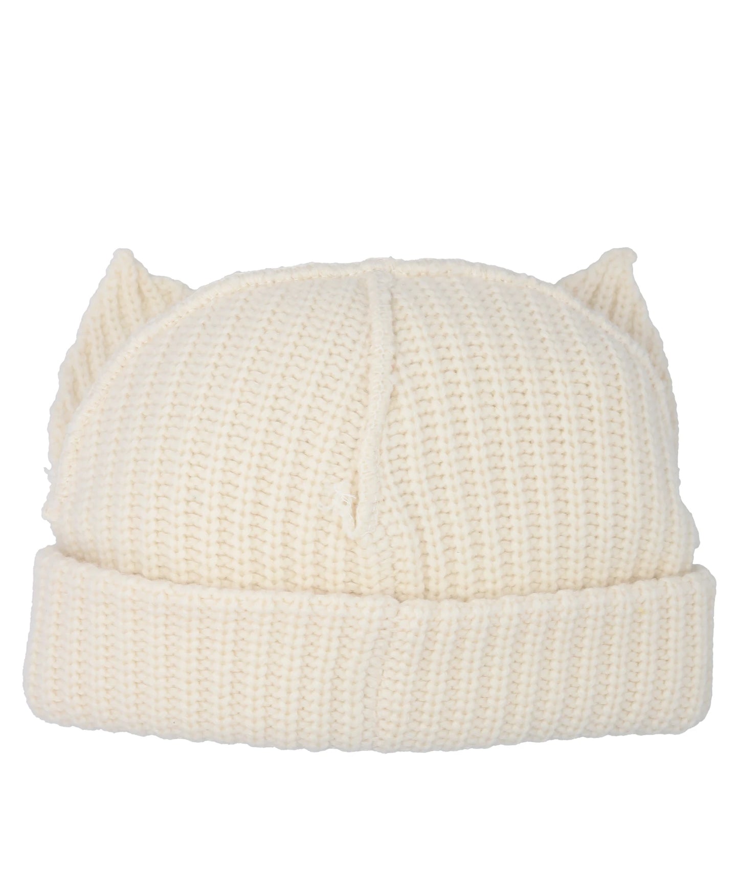 CHUNKY EARS BEANIE- ECRU