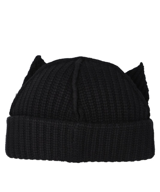 CHUNKY EARS BEANIE- BLACK