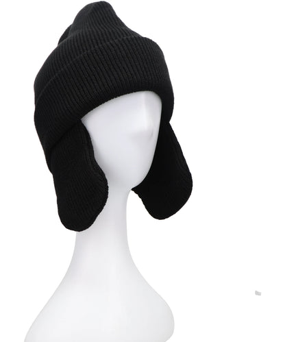 ACRYLIC WOOL EAR WATCH CAP