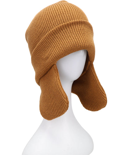 ACRYLIC WOOL EAR WATCH CAP