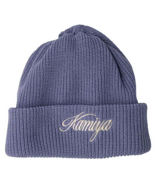 KAMIYA(カミヤ) 2026AW CA4LA×KAMIYA "KAMIYA"BEANIE G17AC304