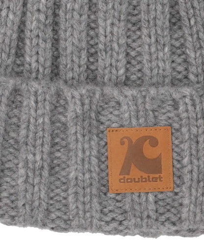 LEATHER PATCH BEANIE