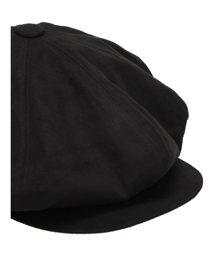 FAUX SUEDE FLAT BIG CASQUETTE