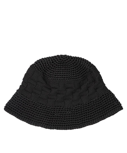 POLY KNIT BUCKET HAT (CHECKERBOAD)