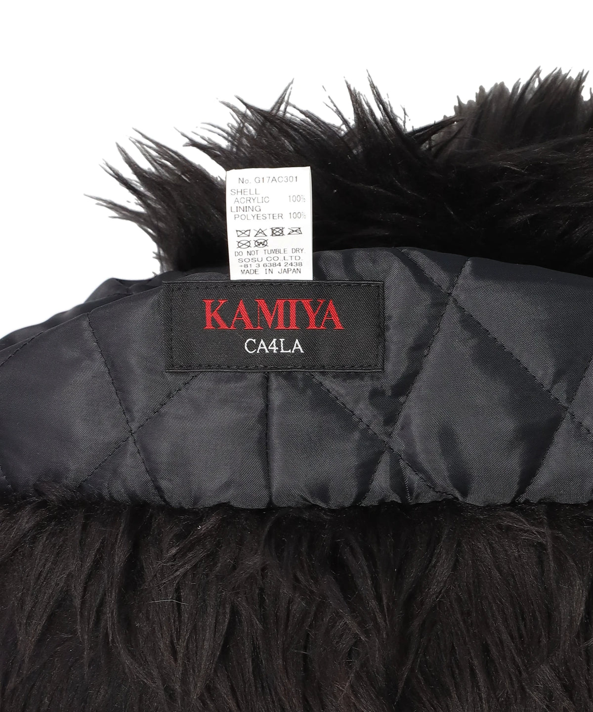 CA4LA × KAMIYA　FAUX FUR TRAPPER HAT