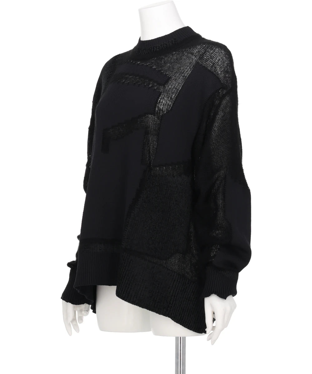 KATACHI”MOTIF KNITTED TOP – MIDWEST ONLINE STORE