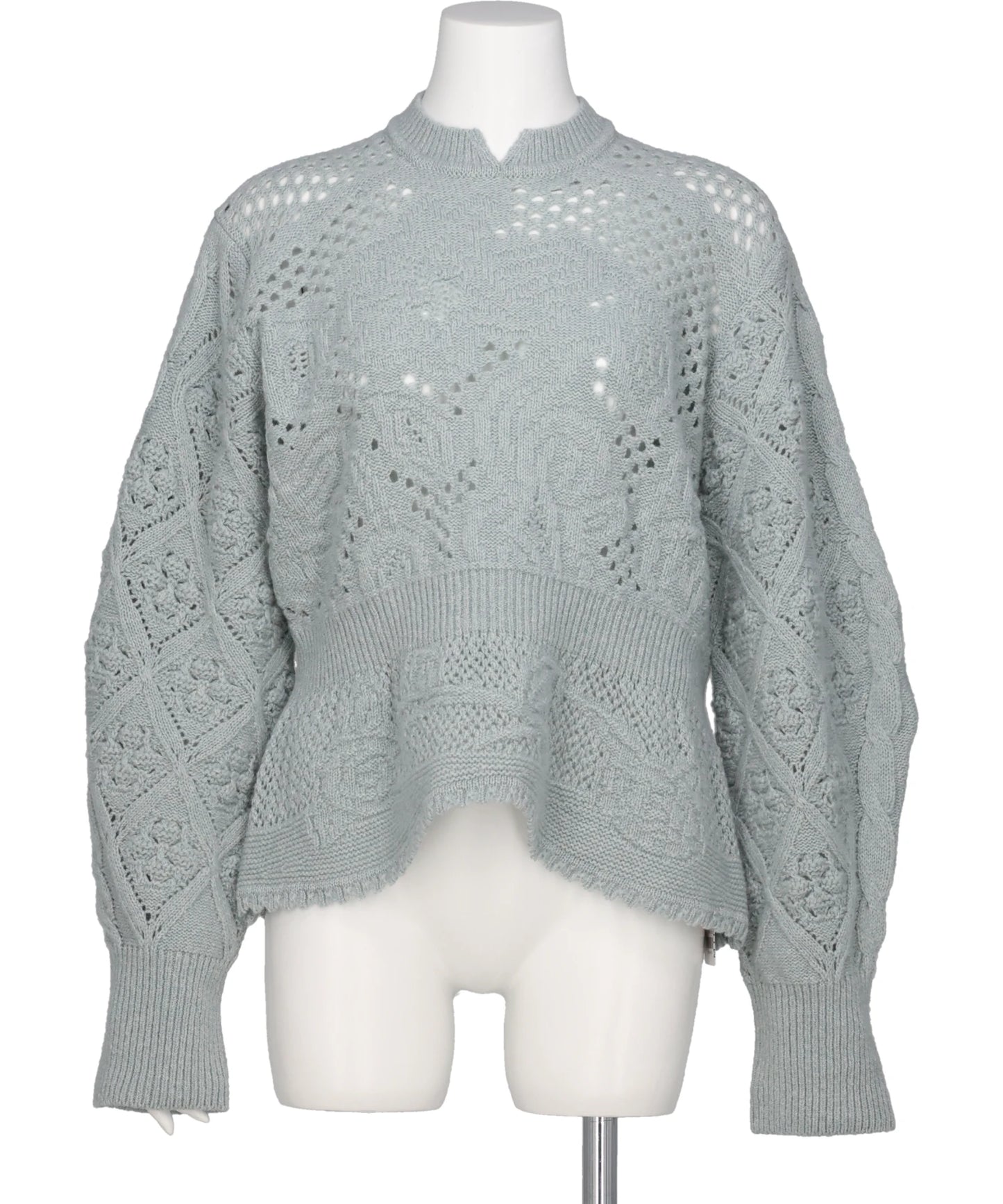 MULTI PATTERN LOW GAUGE KNITTED TOP