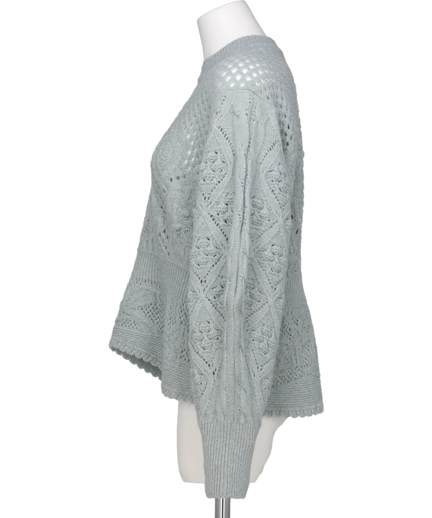 MULTI PATTERN LOW GAUGE KNITTED TOP