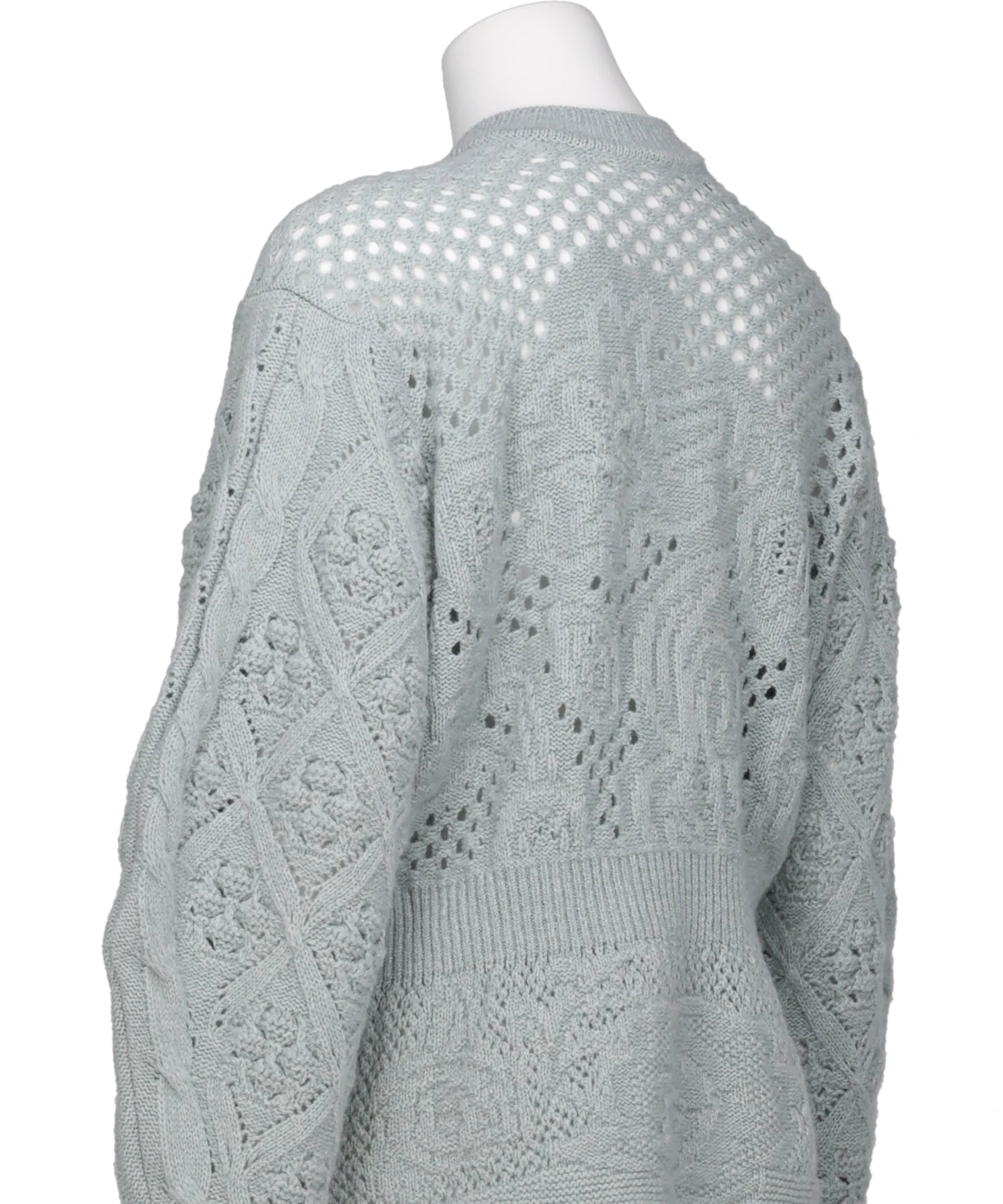 MULTI PATTERN LOW GAUGE KNITTED TOP