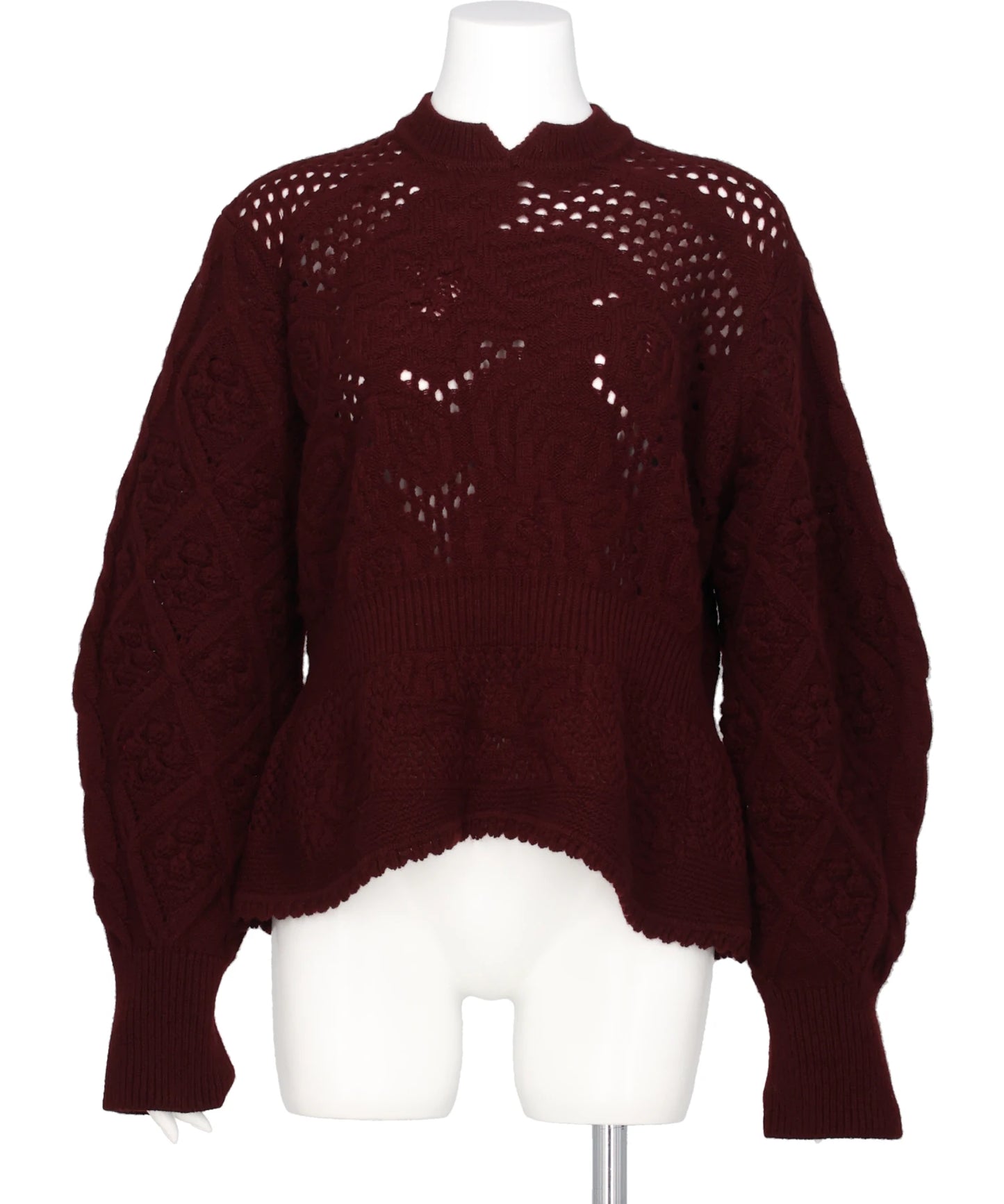 MULTI PATTERN LOW GAUGE KNITTED TOP