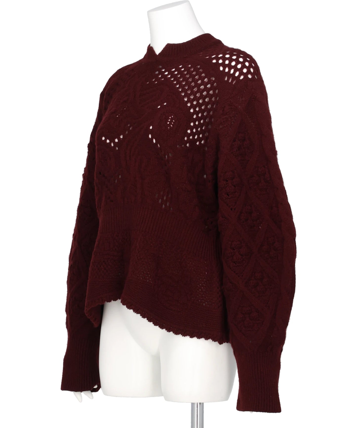 MULTI PATTERN LOW GAUGE KNITTED TOP