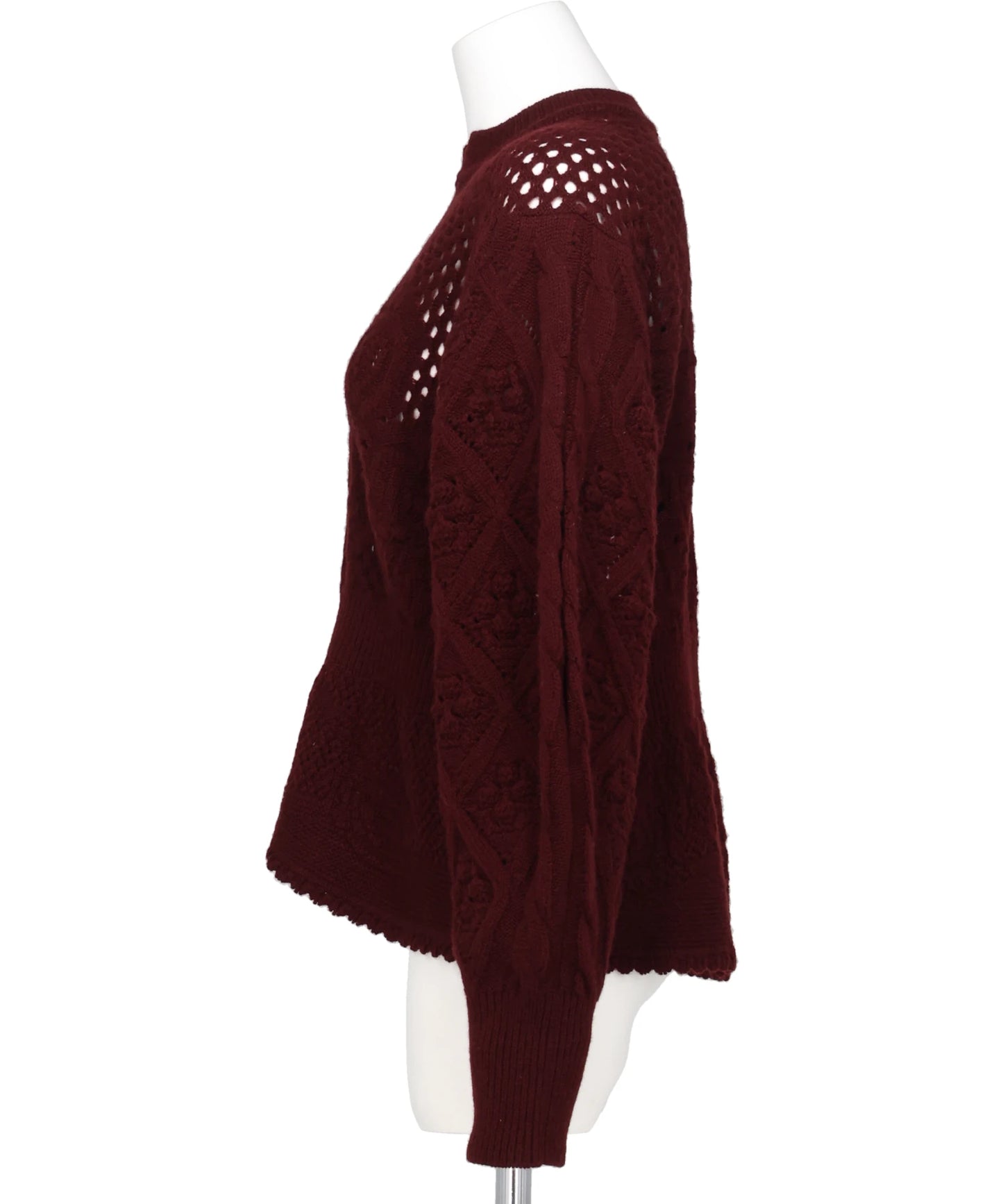 MULTI PATTERN LOW GAUGE KNITTED TOP